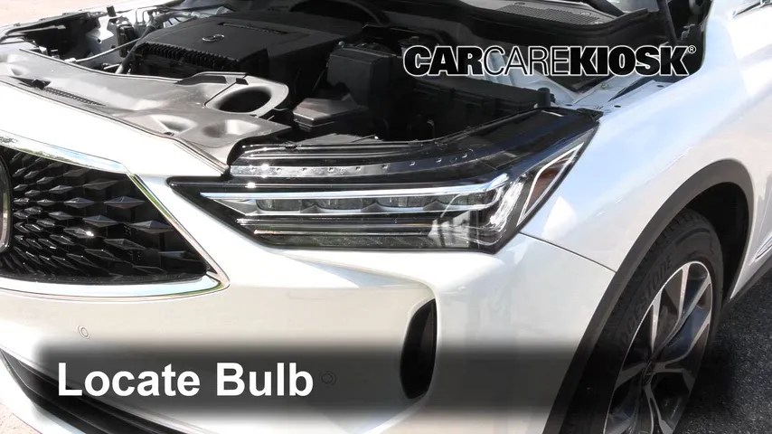 2023 Acura MDX SH-AWD 3.5L V6 Lights Highbeam (replace bulb)